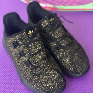 Adidas Tubular Ortholite Black and Gold